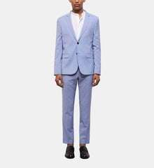 End-On-End Wool Suit Jacket | Men | Light Blue