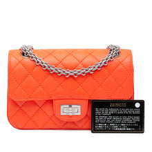 Chanel | Pre-Owned Mini Reissue 2.55 Quilted Goatskin Flap | Orange