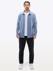 Mens | Skyline Knit Overshirt | Hydrogen