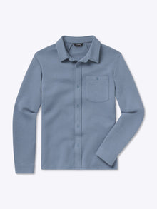 Mens | Skyline Knit Overshirt | Hydrogen
