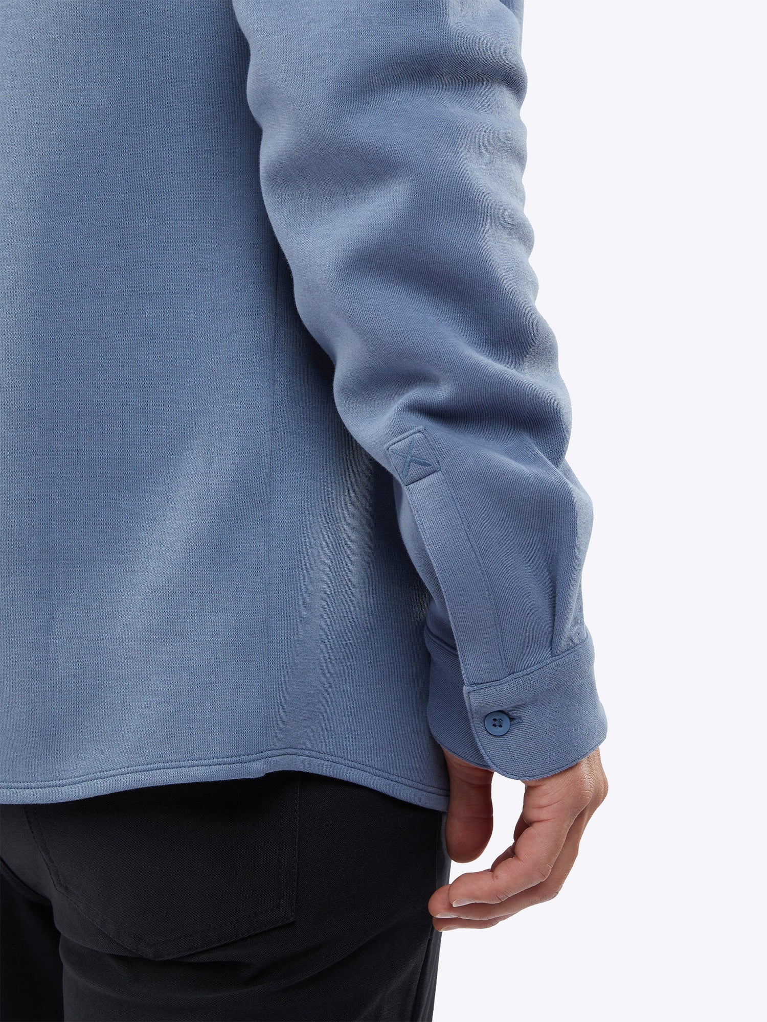 Mens | Skyline Knit Overshirt | Hydrogen