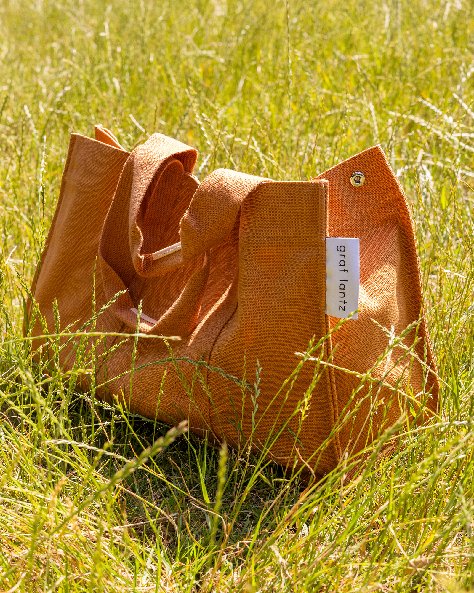 Hako Cotton Canvas Tote | Caramel Canvas
