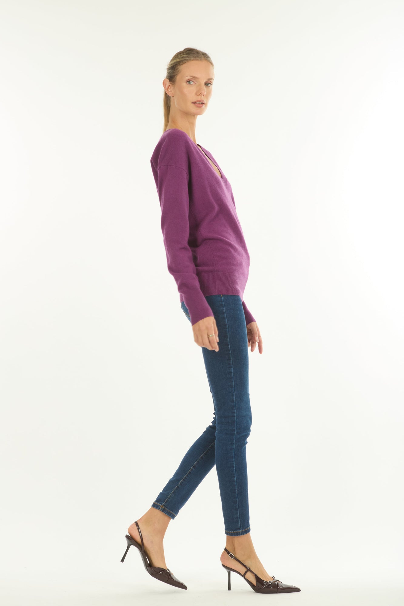 Haven Sweater | Mauve Pink
