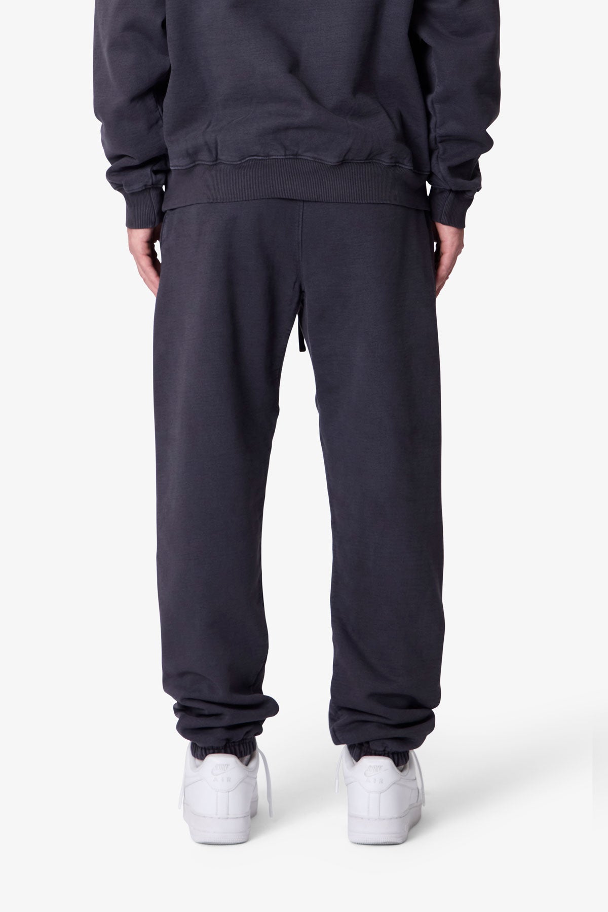 Heavy Basic Sweatpants | Washed Black