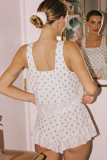 Square Neck Crop Top | Heidi Floral