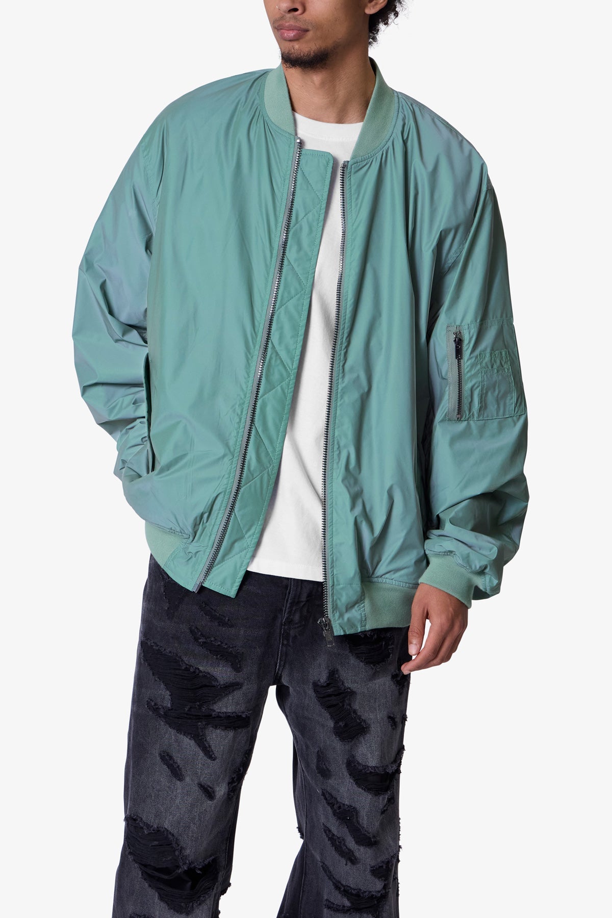 High Visibility Bomber Jacket | Olive