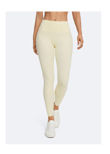 High-Waisted ⅞ Leggings | Butter Yellow