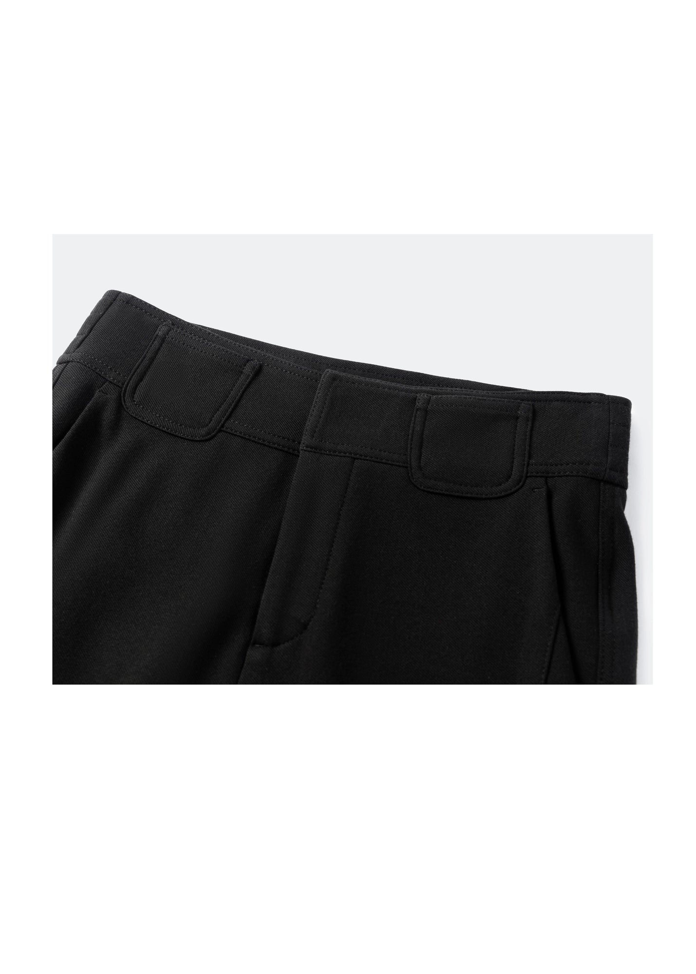 High-waisted Bootcut Pants | Black