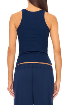 HIGH NECK FITTED TANK - ETERNE