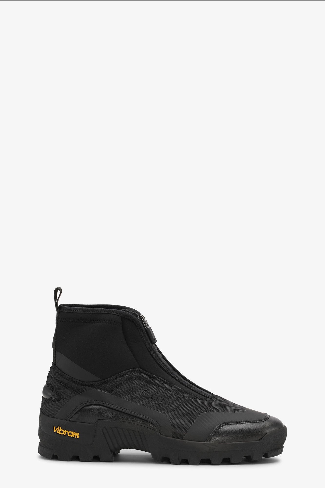 High Top Zip Sneakers | Black
