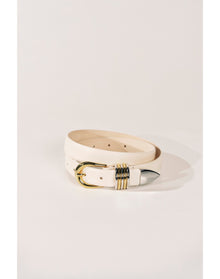 Hollyhock Mixed Metal | Ivory & Silver & 24K Gold