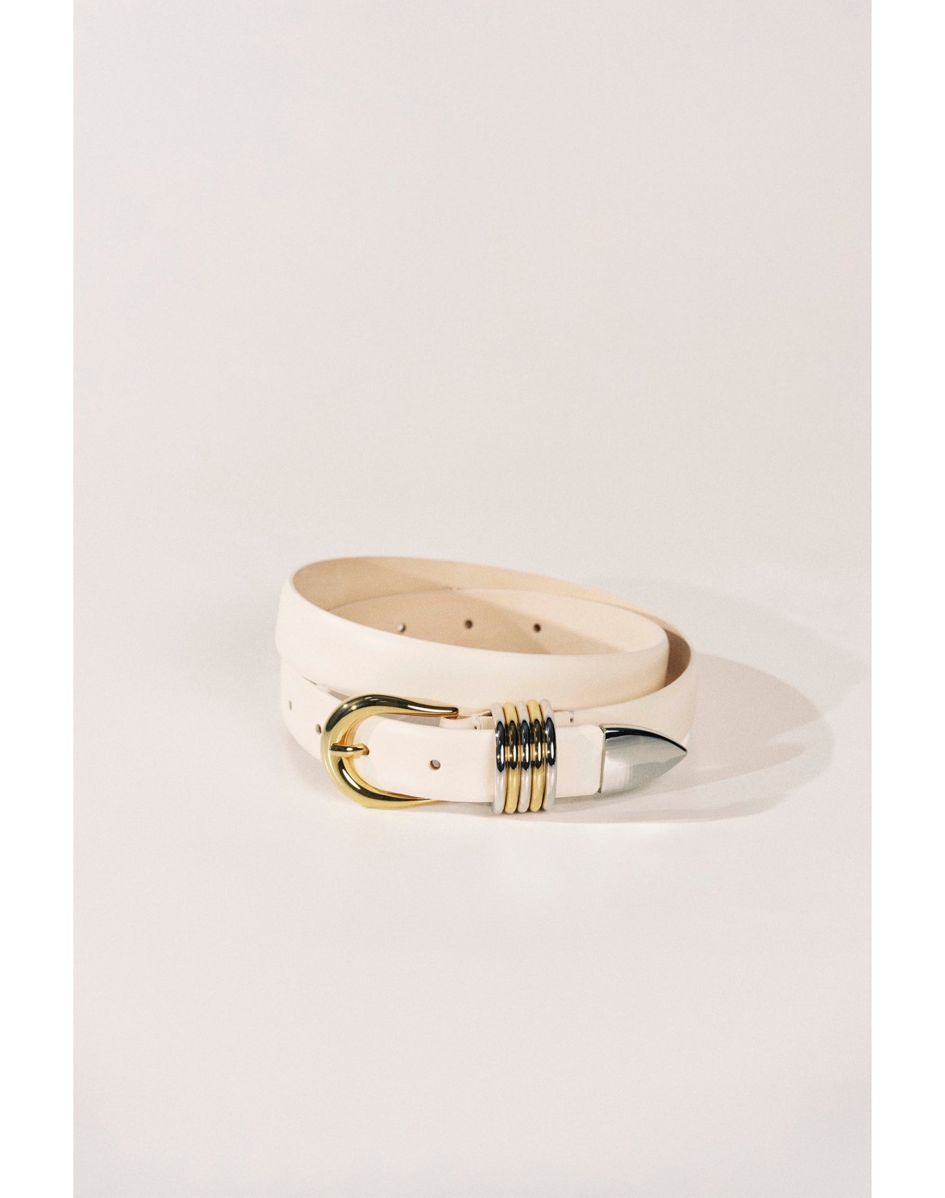 Hollyhock Mixed Metal | Ivory & Silver & 24K Gold