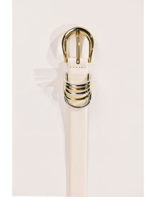 Hollyhock Mixed Metal | Ivory & Silver & 24K Gold