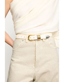 Hollyhock Mixed Metal | Ivory & Silver & 24K Gold