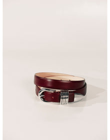 Hollyhock Silver | Bordeaux & Silver