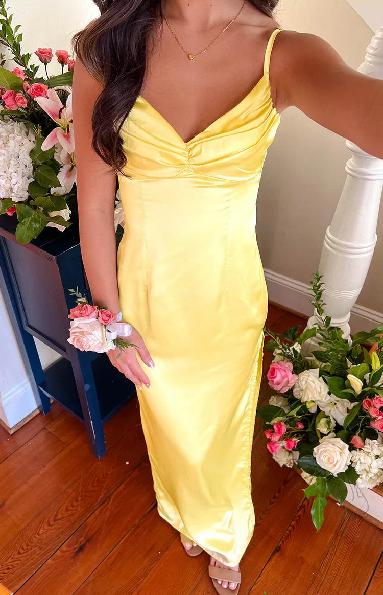 Honey Maxi Dress | Yellow