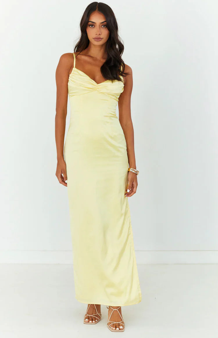 Honey Maxi Dress | Yellow