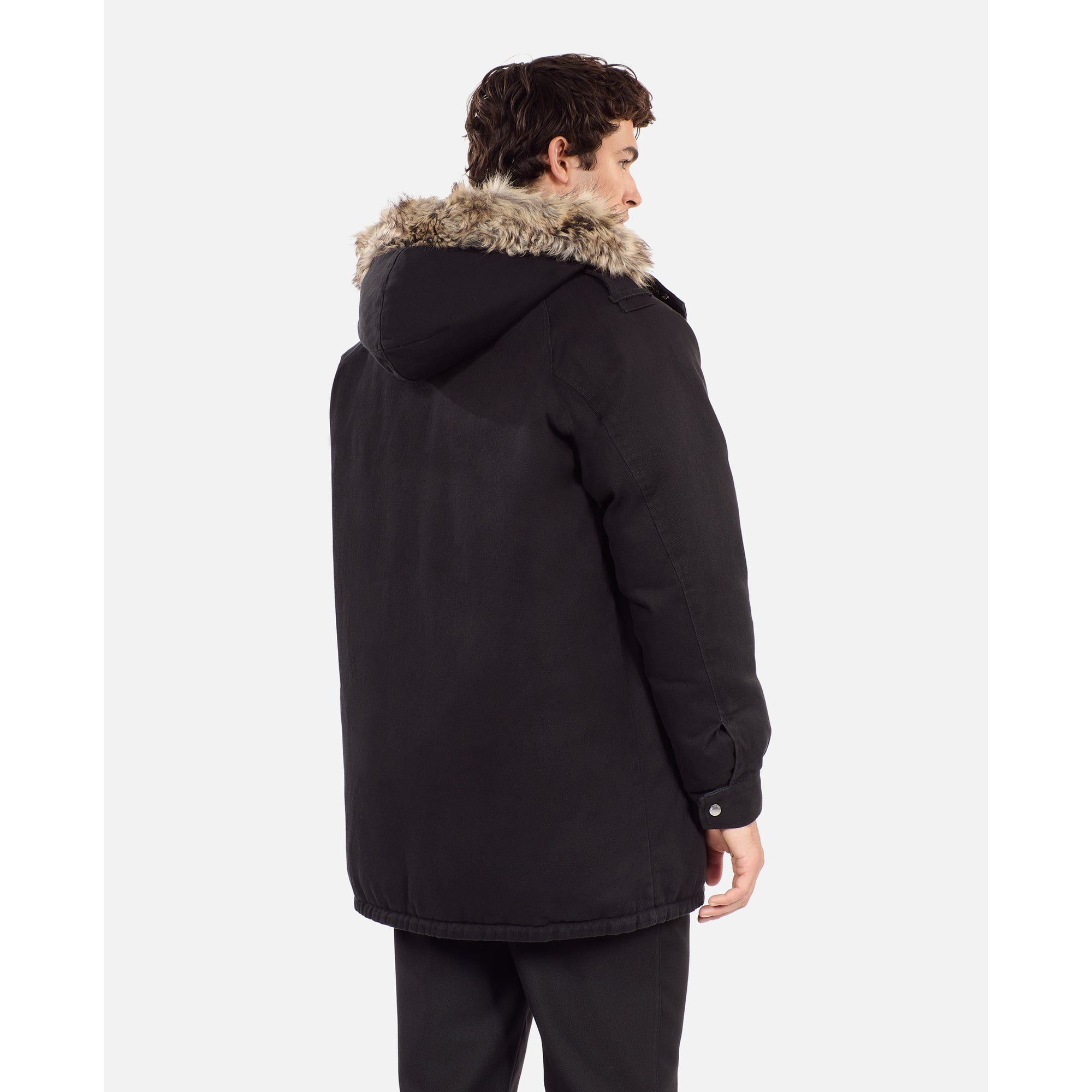 Hooded Parka | Men | Black