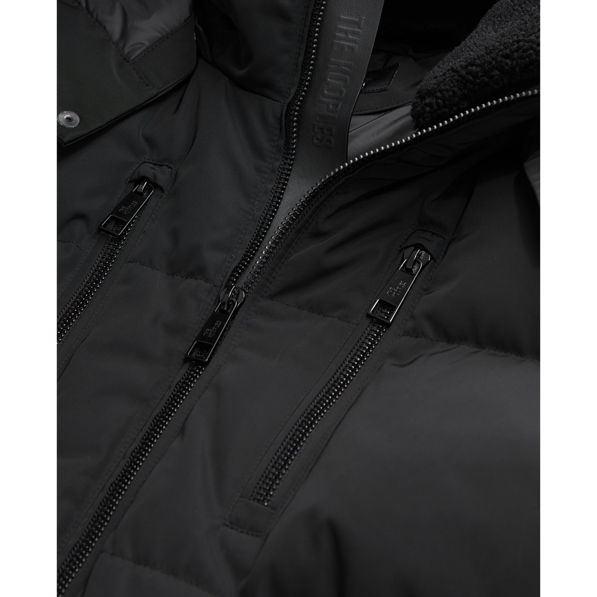 Hooded Puffer Jacket | Men | Black