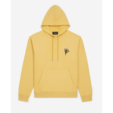 Hoodie With Embroidered Flower | Men | Light Yellow