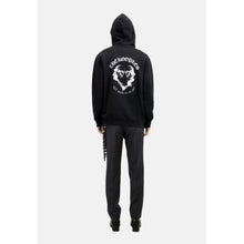 Hoodie With Skull Heart Serigraphy | Men | Black