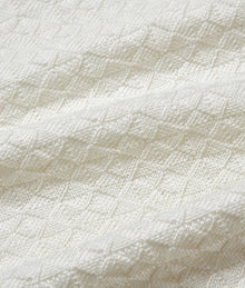 Horton Pique Tailored Fit Silk-Cotton Polo Shirt | White Sand