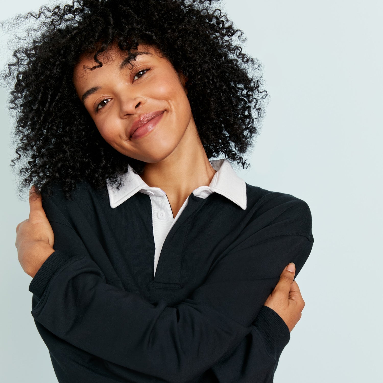 Modal Rugby Pullover | Black