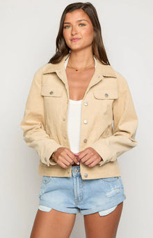 Hugo Cord Western Jacket | Cream
