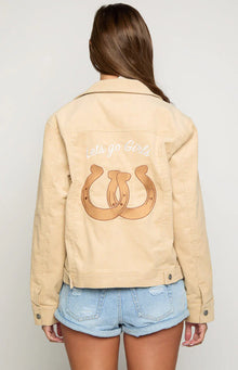 Hugo Cord Western Jacket | Cream