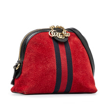 Gucci Pre-Owned Small Suede Ophidia Crossbody | Women | Red