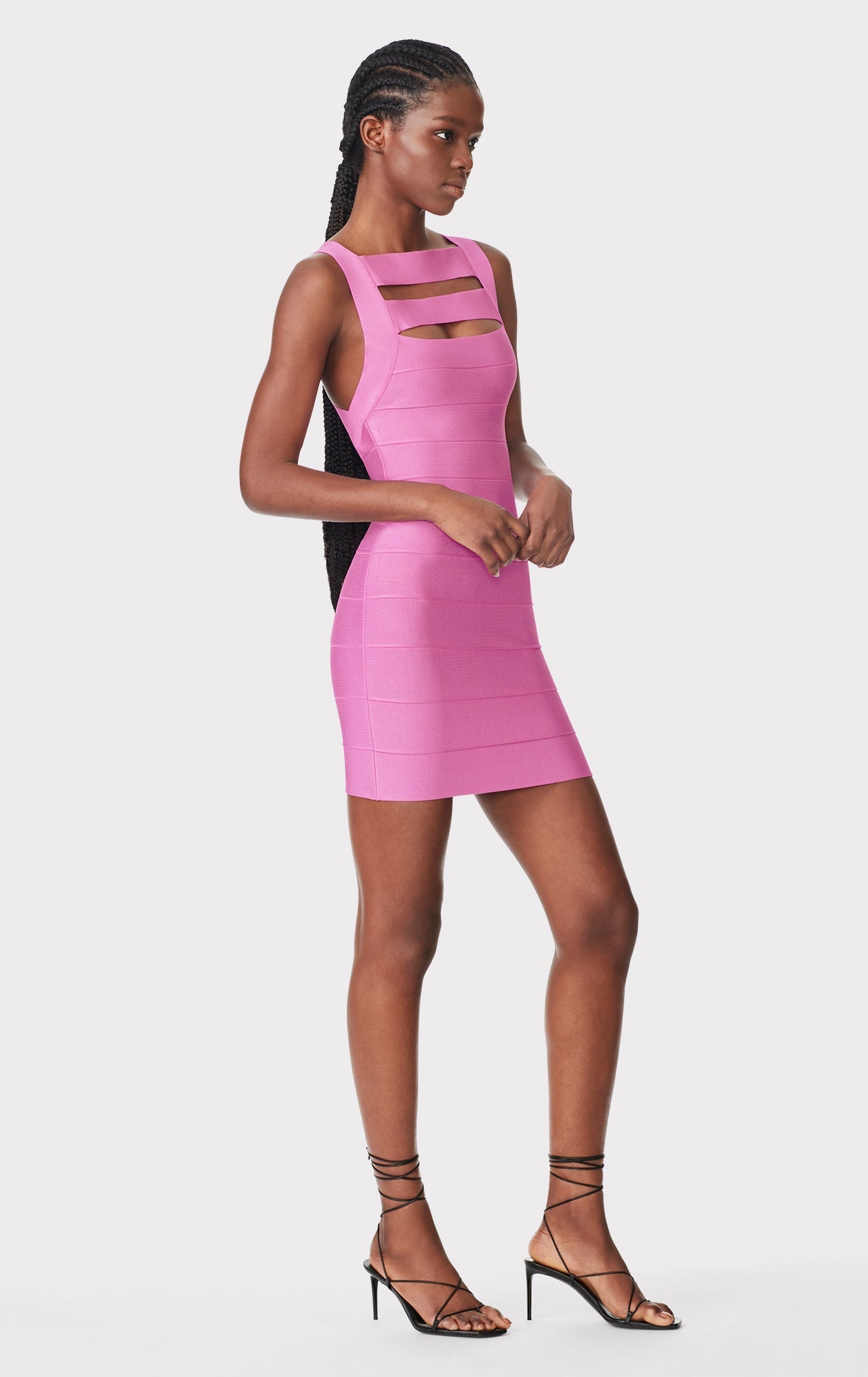 Icon Strappy Mini Dress | Carnation