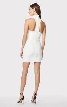 Icon Racer Mini Dress | Alabaster