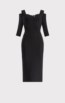 Icon Notched Bateau Midi | Black