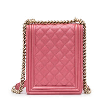 Chanel | Pre-Owned North South Boy Flap | Pink