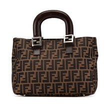 Fendi | Pre-Owned Small Zucca Canvas Twins Tote - I | Brown