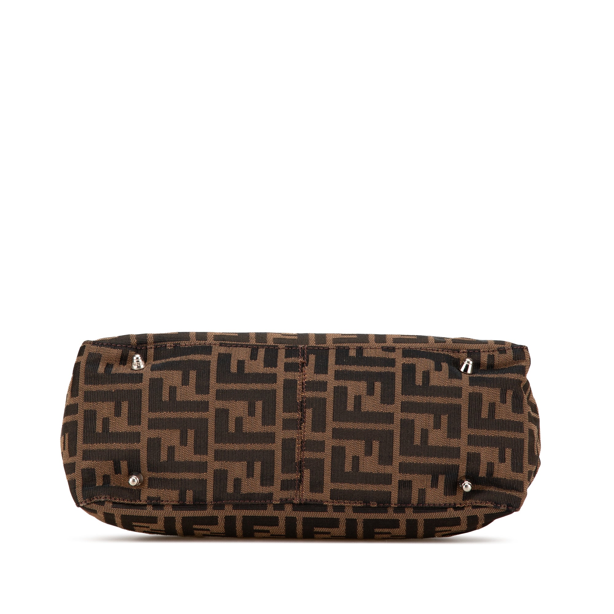 Fendi | Pre-Owned Small Zucca Canvas Twins Tote - I | Brown