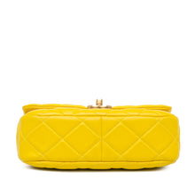 Chanel | Pre-Owned Small Quilted Lambskin Candy Chain Flap | Yellow