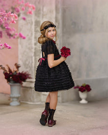 Girl | Kylie Tulle and Organza Dress | Black