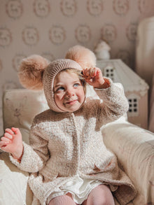 Girl | Luna Merino Wool Balaclava Hat | Pink