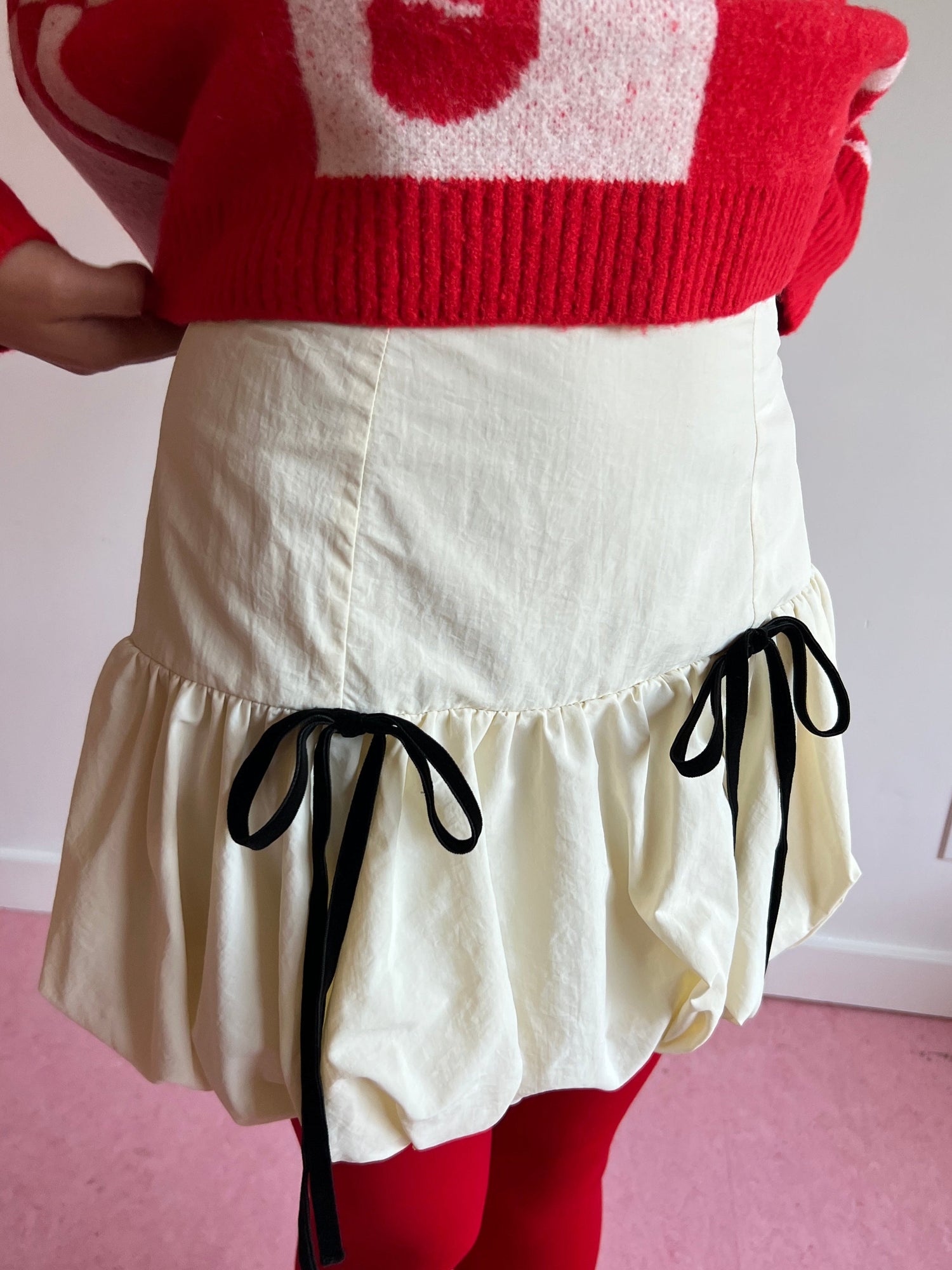 Scarlett Bubble Skirt | Vanilla Black Bows