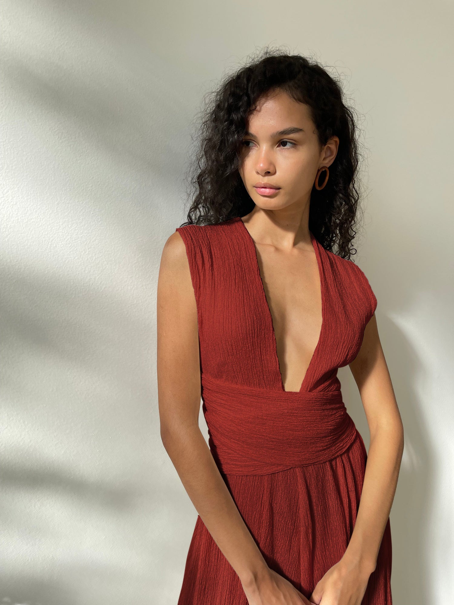 Aruna Jumpsuit | Maroon