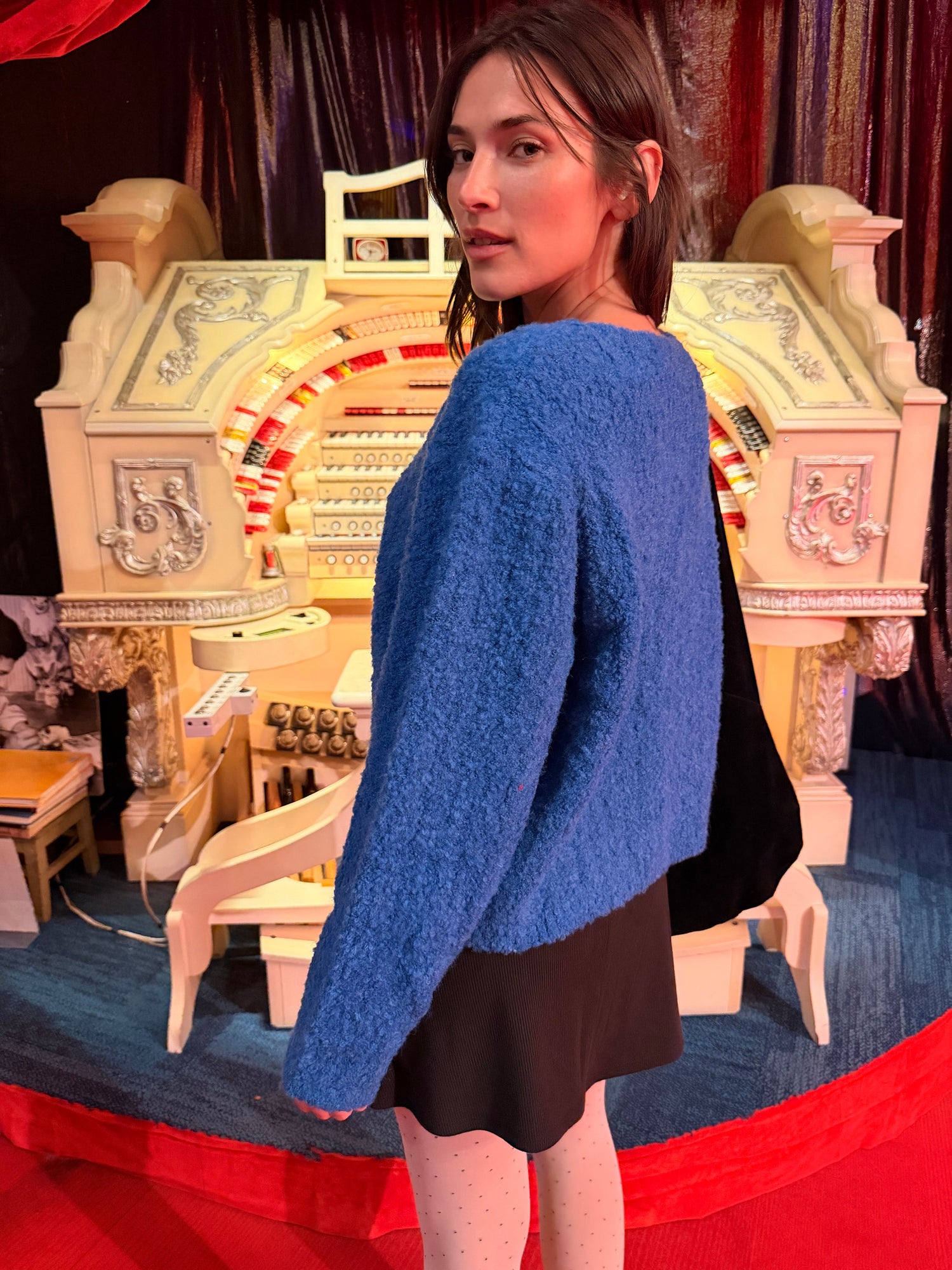 Issa V-Neck Cardi | Cobalt