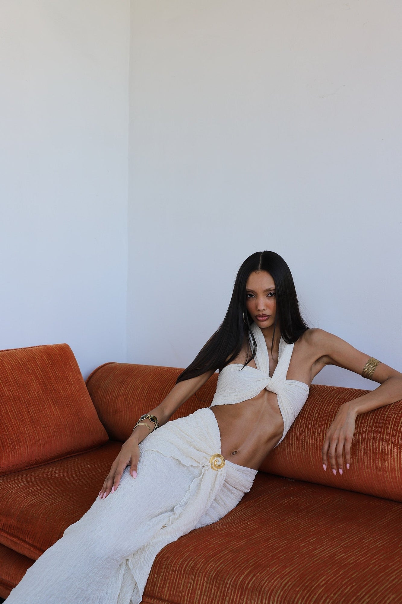 Amara Wrap Skirt | Cream