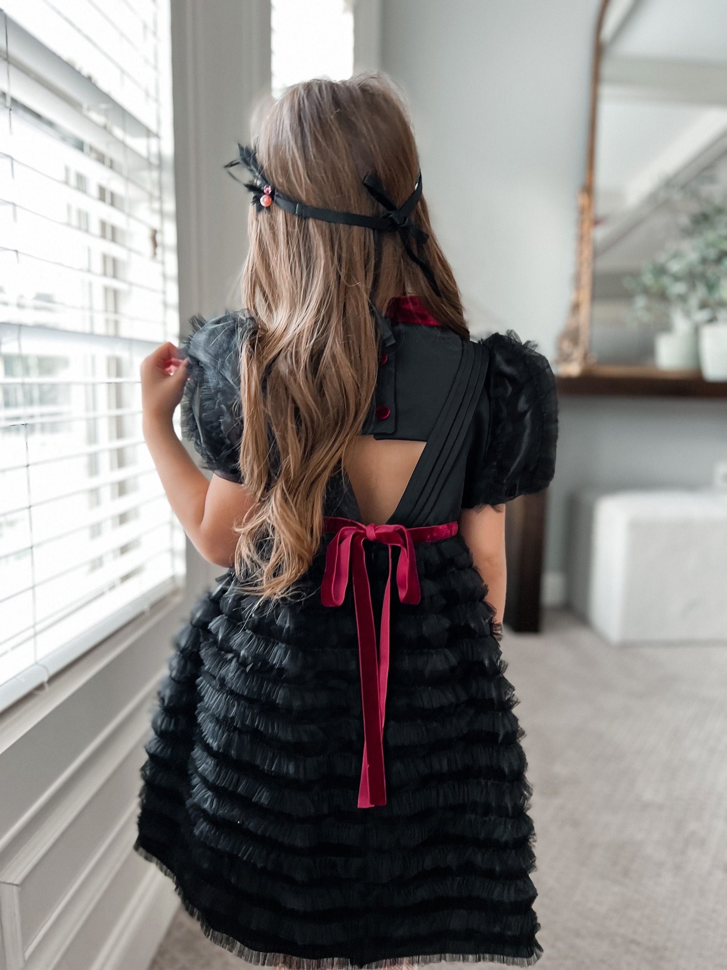 Girl | Kylie Tulle and Organza Dress | Black