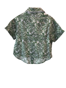 Mini Rosy Top | Sage Scroll