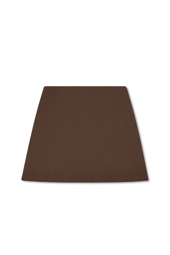 Ines Linen Mini Skirt | Chestnut