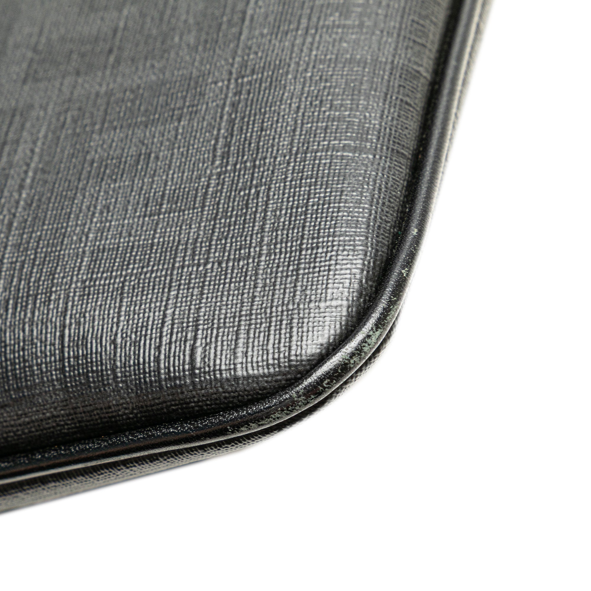 Fendi | Pre-Owned Zucca Coated Canvas Crossbody | Black