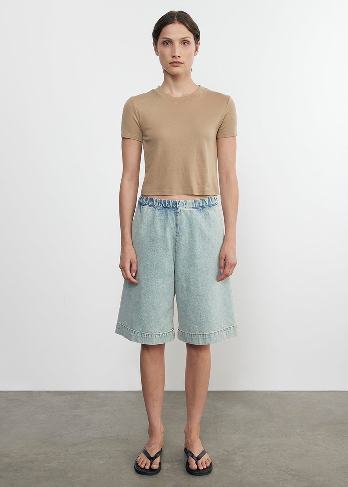 Supima Cotton Cropped Perfect S/S | Fatigue