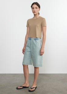 Supima Cotton Cropped Perfect S/S | Fatigue
