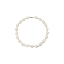 Isla Necklace | Silver Plated | Cream